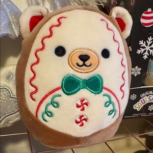 Tolef the cookie bear squishmallow NWT hard to find size